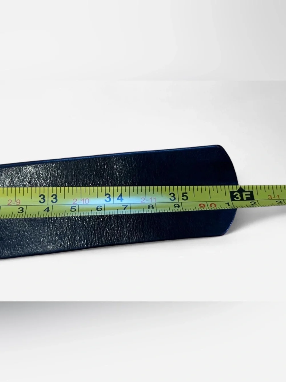 Black leather belt with silver buckle #leather #accessory